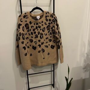 Isabel Maternity by Ingrid & Isabel Leopard Print Sweater